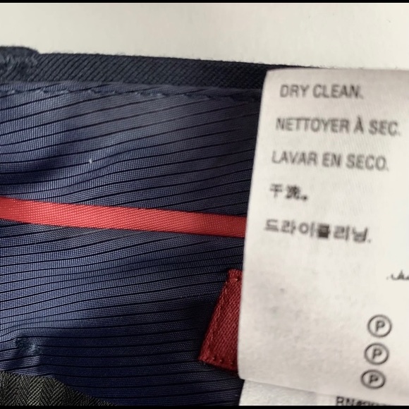 Alfani Slim Fit Flat Traveler Dress Pants 32W/ 34L Navy Blue NWT. - Picture 8 of 10